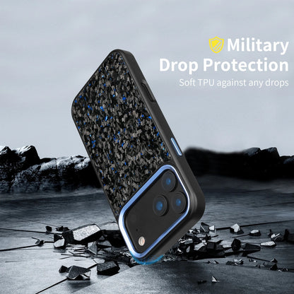 iPhone 17 Forged Carbon Fiber Case – MagSafe, Metal Camera Guard - FonKayz