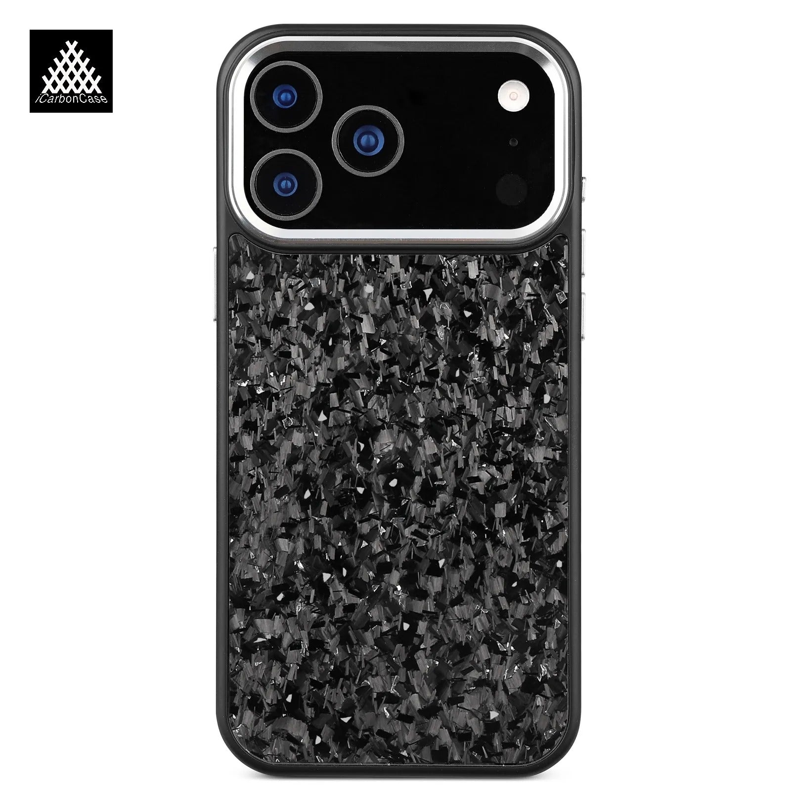 iPhone 17 Forged Carbon Fiber Case – MagSafe, Metal Camera Guard - FonKayz