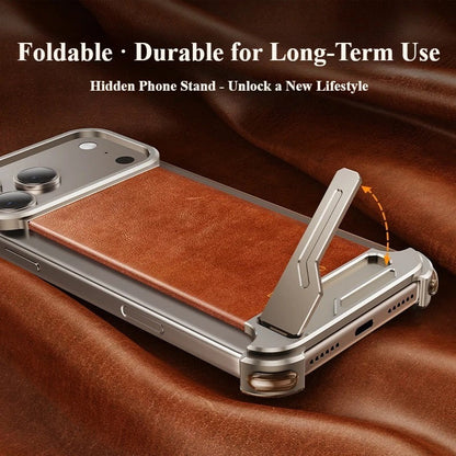 Frameless Magnetic Leather iPhone 17 Pro Max / Pro / Air Case - FonKayz