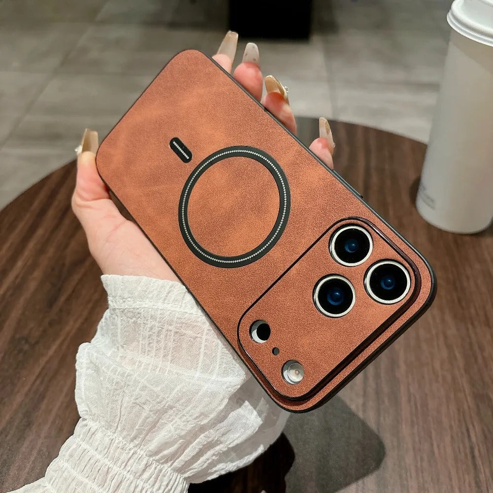 iPhone 17 Leather Case with MagSafe - FonKayz