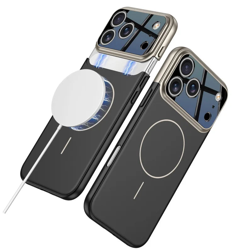 MagPro Edge™ – Contrast Magnetic Metal Case for iPhone 17 Series - Silver