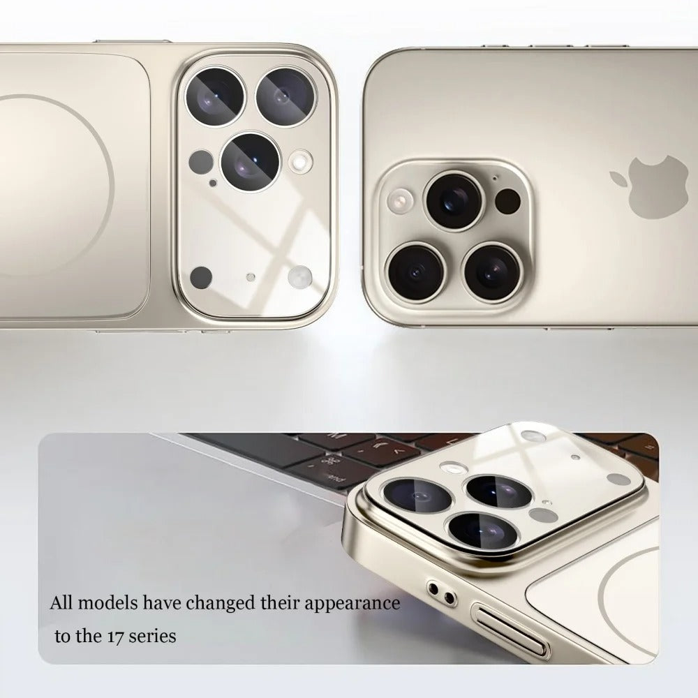 iPhone 17 Glass Matte Armor Case – MagSafe Compatible - FonKayz