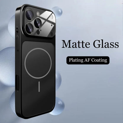 iPhone 17 Glass Matte Armor Case – MagSafe Compatible - FonKayz