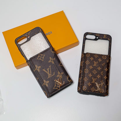 Luxury Flip Wallet Phone Case with Card Slots