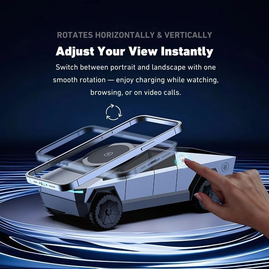 CyberDock X™ – 3-in-1 Rotating MagSafe Charging Station