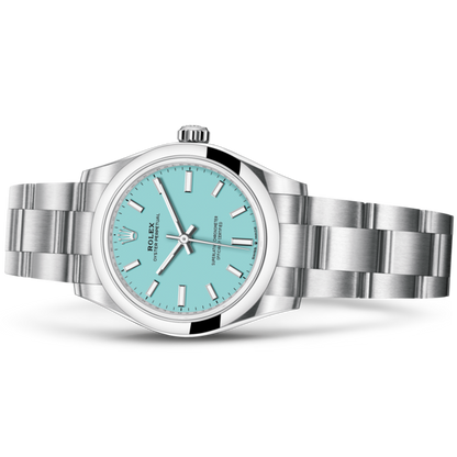 RLX oyster perpetual bleu ciel 31mm