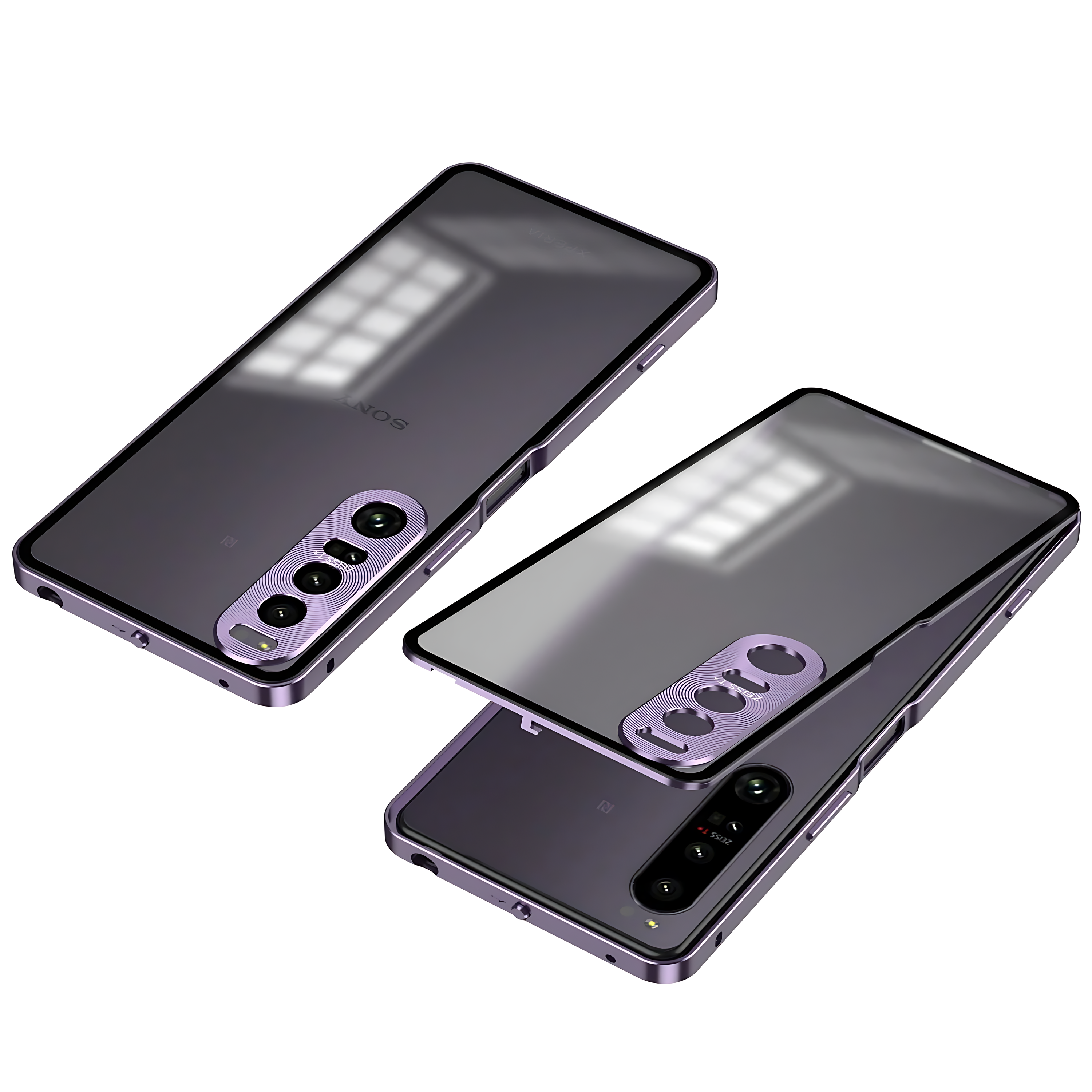 Magnetic Aluminum Case with Camera Protection For Sony Xperia