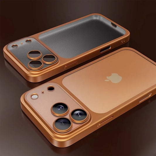 CosmoFrost® – Plating Frosted Translucent Thin Case for iPhone 17 Series