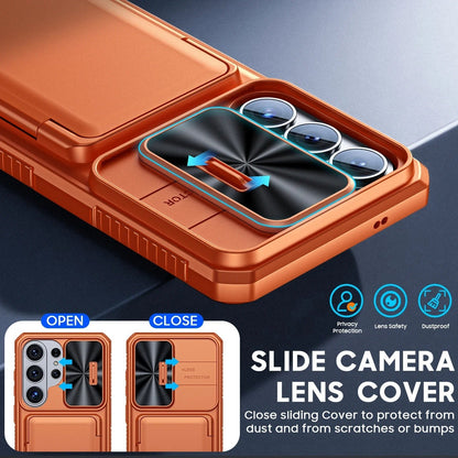 Galaxy S26 Ultra RFID Wallet Case with Camera Cover