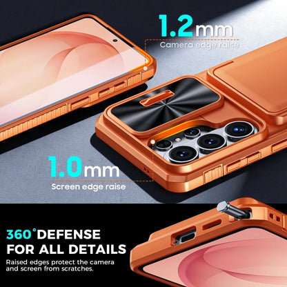 Galaxy S26 Ultra RFID Wallet Case with Camera Cover