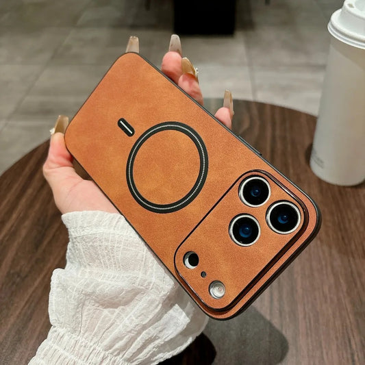 iPhone 17 Leather Case with MagSafe - FonKayz