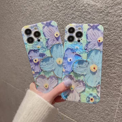 Oil Painting Flower Art iPhone Case