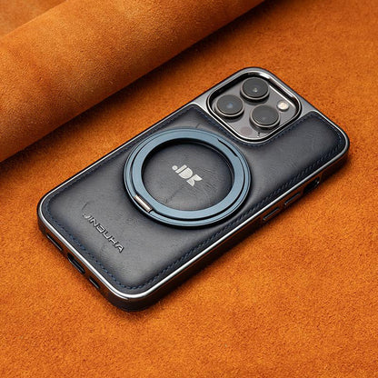 LuxStand® – iPhone 17 Series Leather MagSafe Case - FonKayz