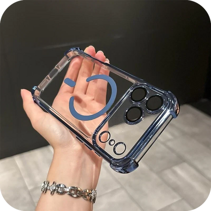 iPhone 17 Pro Max / Pro / Air Magnetic Clear Case – Shockproof Airbag Corners & Anti-Yellowing - FonKayz