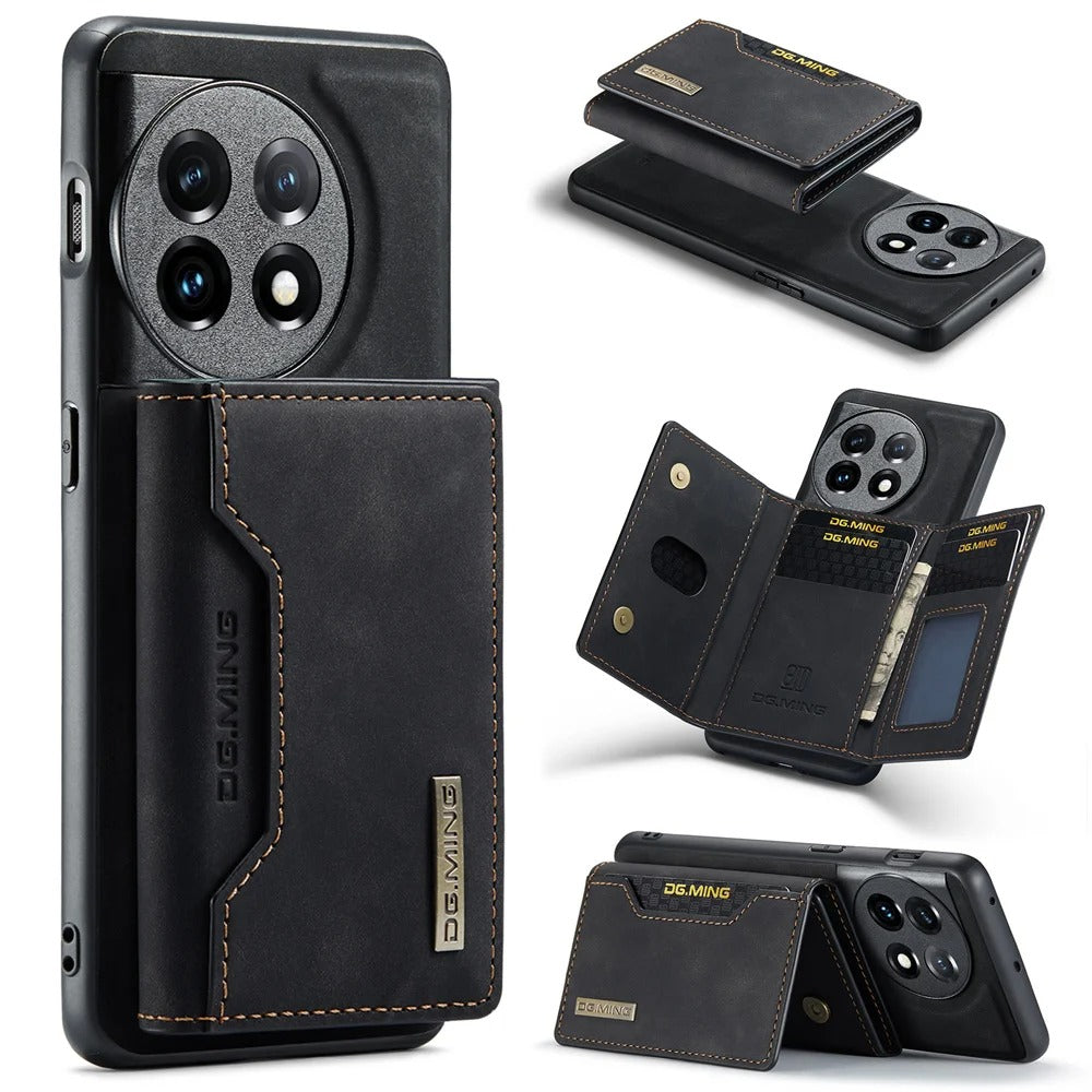 2 In 1 Detachable Card Pocket Magnetic Wallet Case For OnePlus