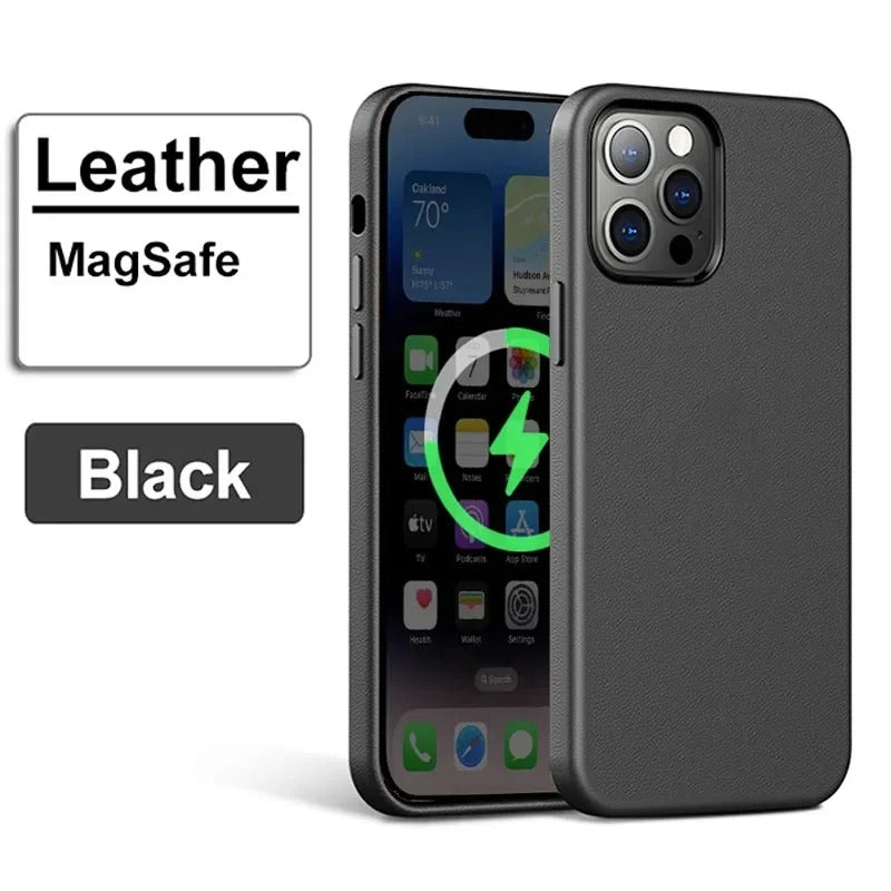 Official MagSafe Leather Case for Apple iPhone 16 Series