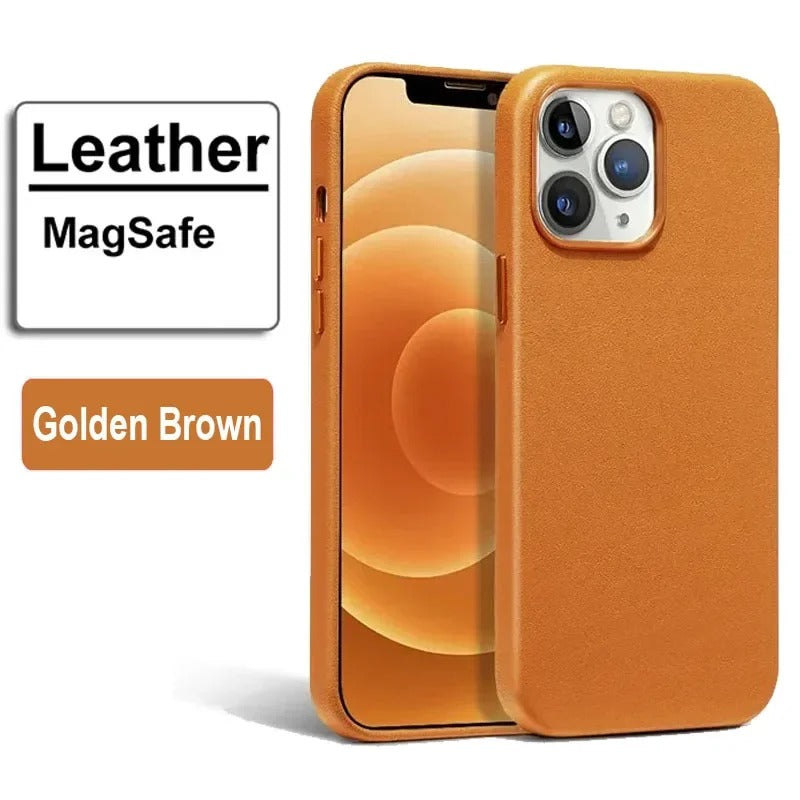 Official MagSafe Leather Case for Apple iPhone 16 Series