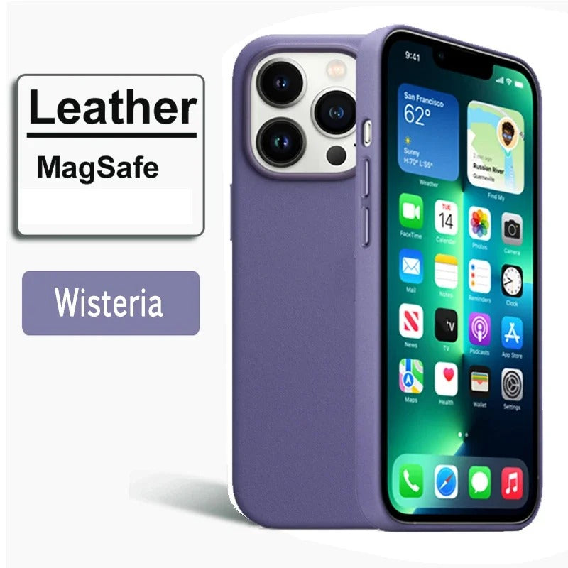 Official MagSafe Leather Case for Apple iPhone 16 Series